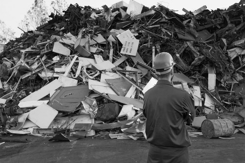Eco-friendly office clearance process in action in Downham