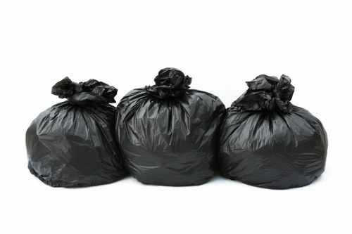 Commercial waste management with skips